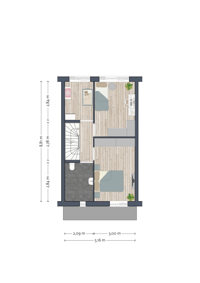 De Meyster, Banningstraat, De Meyster, middenwoningen, bouwnummer: 18, Soesterberg