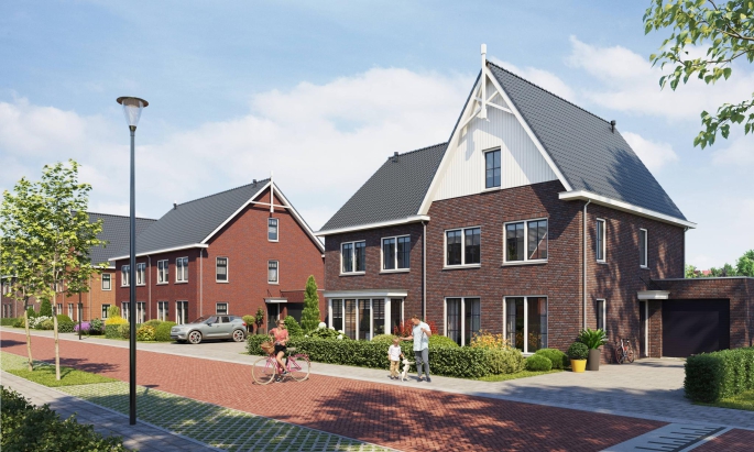 Torensteepolder - De Dreef, Twee-onder-een-kapwoning, bouwnummer: 29, Numansdorp