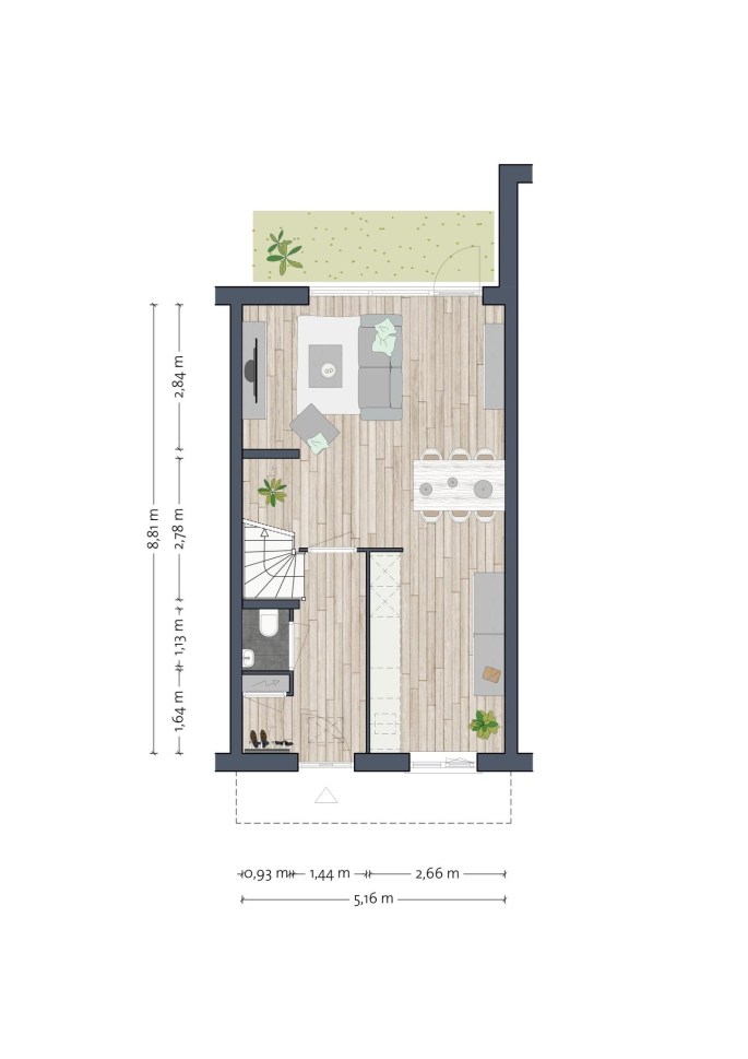 De Meyster, Banningstraat, De Meyster, middenwoningen, bouwnummer: 24, Soesterberg