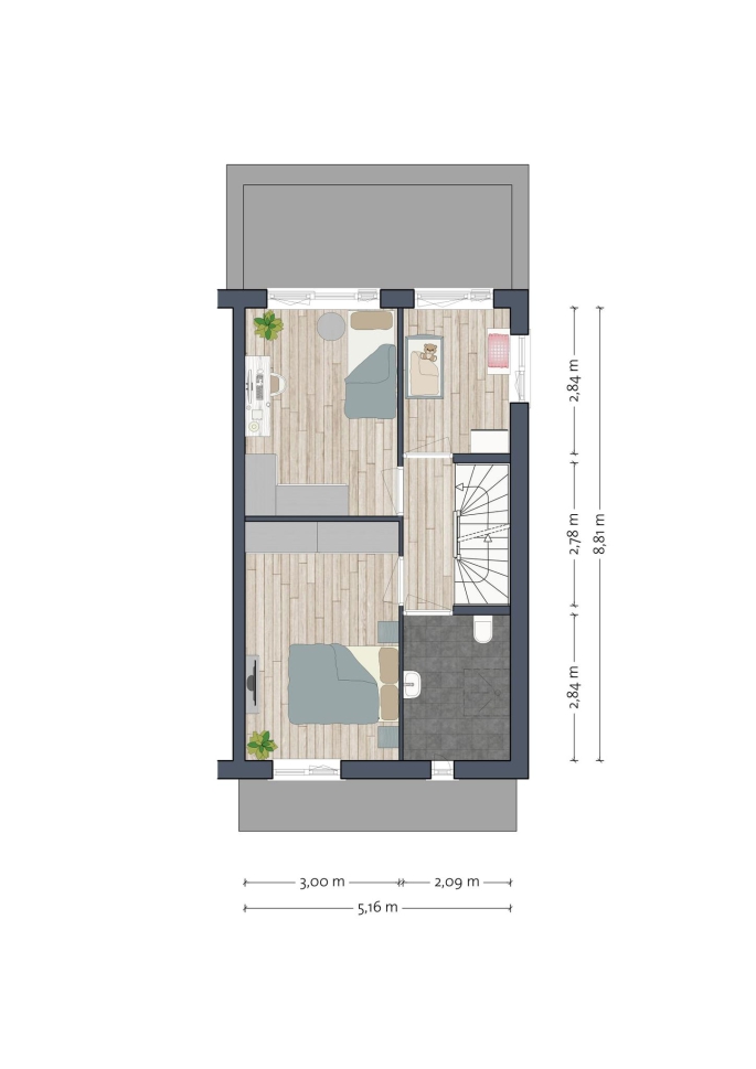 De Meyster, Banningstraat, De Meyster, hoekwoningen, bouwnummer: 28, Soesterberg