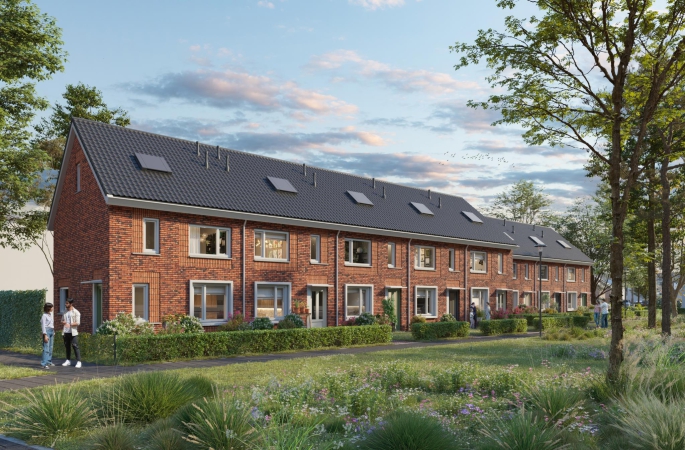Wonen in Kloosterakker fase 3, Rijwoningen, bouwnummer: 12, Assen