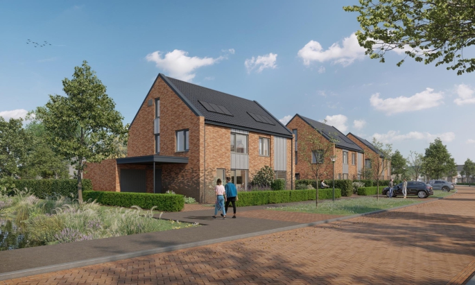 Wonen in Kloosterakker fase 2, Tweekappers, bouwnummer: 13, Assen