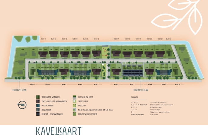 Torensteepolder - De Dreef, Vrijstaande woningen, bouwnummer: 22, Numansdorp